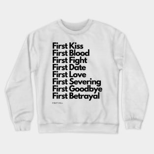 First Kill Episode Titles Crewneck Sweatshirt